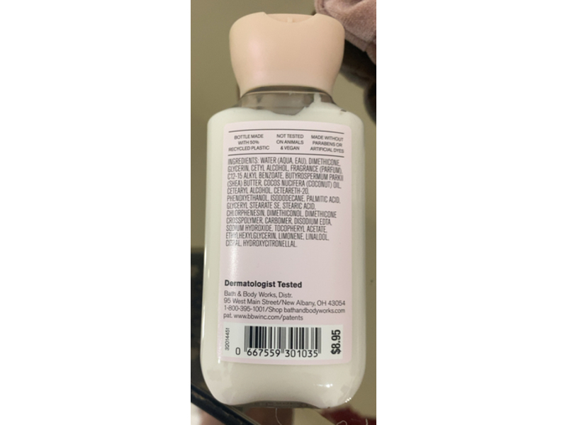 Bath & Body Works Daily Nurishing Body Lotion, Champagne Toast, 3 fl oz/88 mL