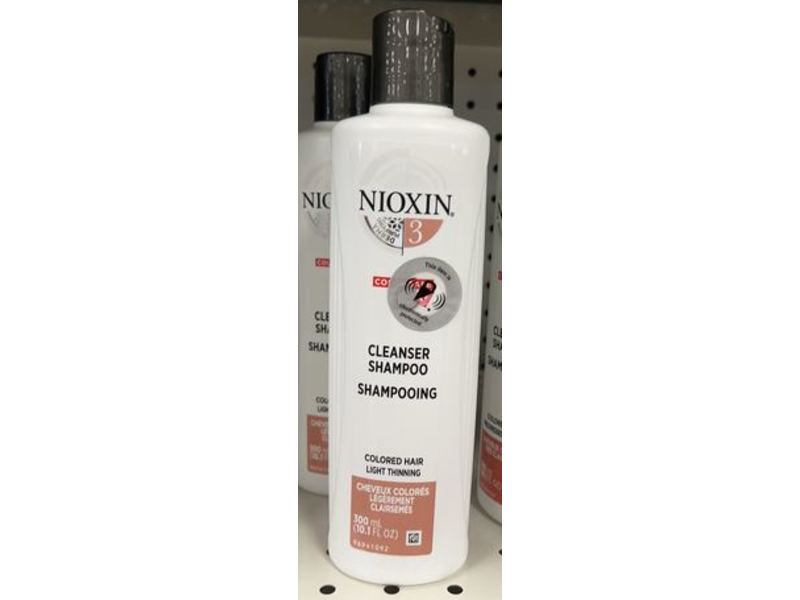 Nioxin 3 Cleanser Shampoo, 10.1 fl oz/300 mL