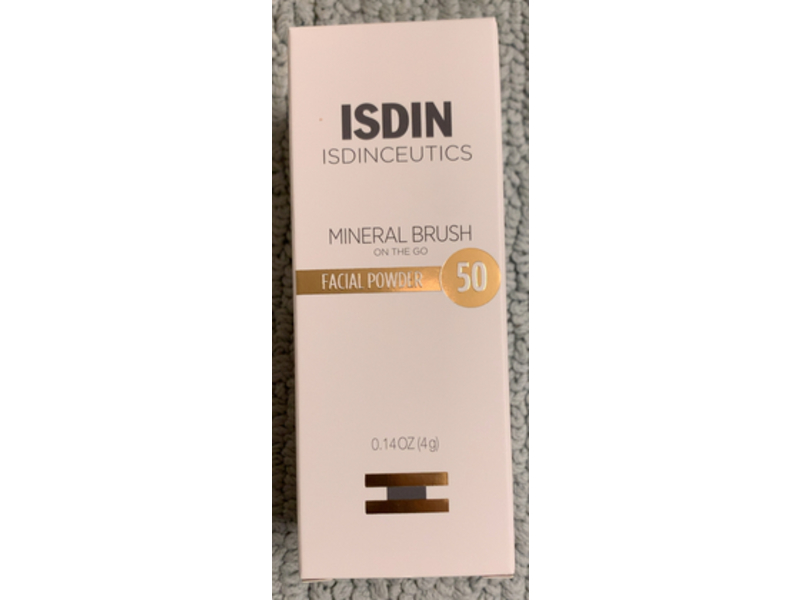 Isdin Mineral Brush On-the-Go Facial Powder, SPF 50, 0.14 oz/4 g