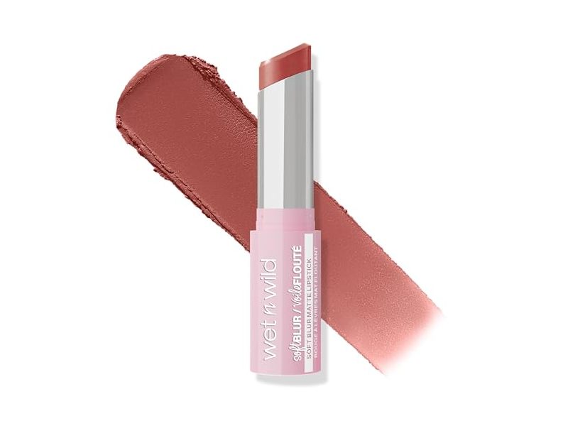 Wet N Wild Soft Blur Matte Lipstick, Nude For Love, 0.12 oz/3.5 g