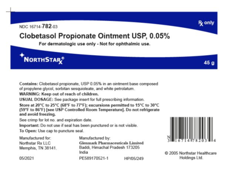 Clobetasol Propionate Ointment USP, 0.05%, 45 g, NorthStar Rx (RX)