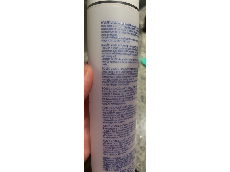 Phytomer Toning Cleansing Lotion, Rosee Visage, 8.4 fl oz/250 mL