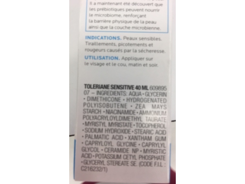 La Roche-Posay Toleriane Sensitive Hydrants Facial Quotient, 40 mL