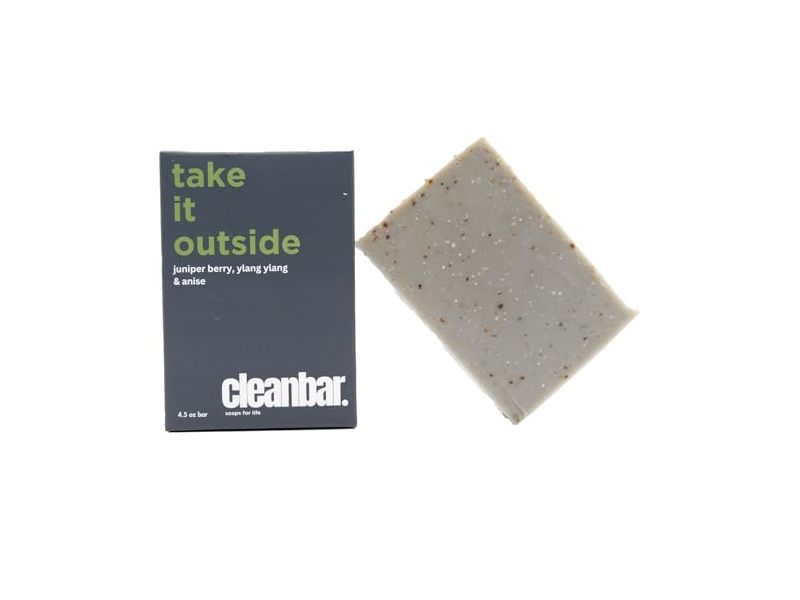 Cleanbar All-Natural Bar Soap, Take It Outside, 4.5 oz