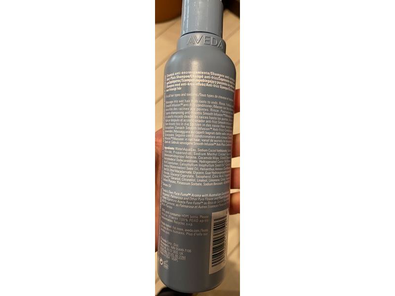 Aveda Anti-Frizz Shampoo, Smooth Infusion, 6.7 fl oz/200 mL