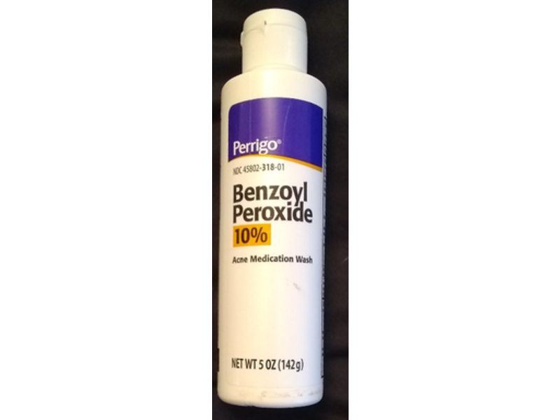 Perrigo Acne Medication Wash, Benzoyl Peroxide 10%, 5 oz/142 g
