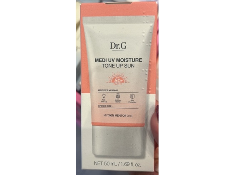 Dr.G Medi UV Moisture Tone Up Sun, SPF 50+ PA++++, 1.69 fl oz/50 mL