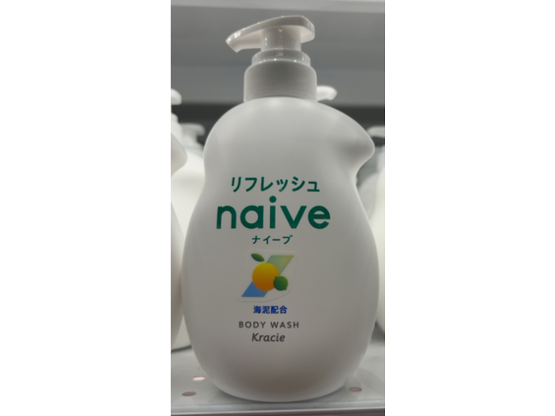 Kracie Naive Body Wash, Orange, 530 mL