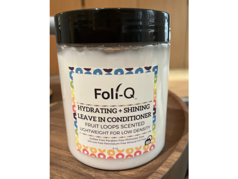 Foli-Q Hydrating + Shining Leave In Conditioner, 8 fl oz/237 mL