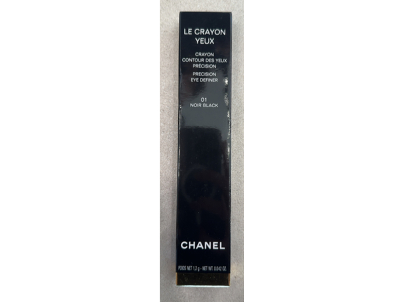 Chanel Le Crayon Yeux Precision Eye Definer, 01 Noir Black, 0.042 oz/1.2 g