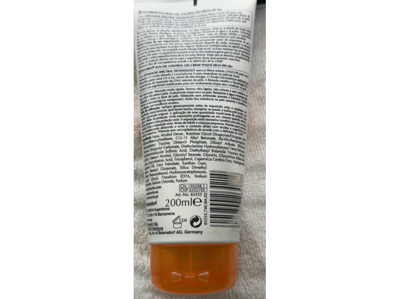 Eucerin Dry Touch Sun Gel Cream, SPF 50, 200 mL