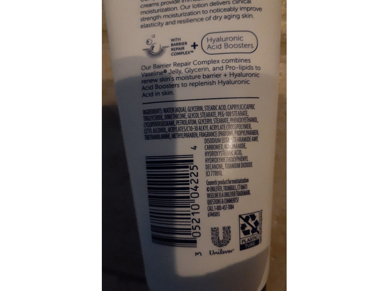 Vaseline Aging Skin Rescue Healing Moisture Lotion, 6.8 fl oz/200 mL