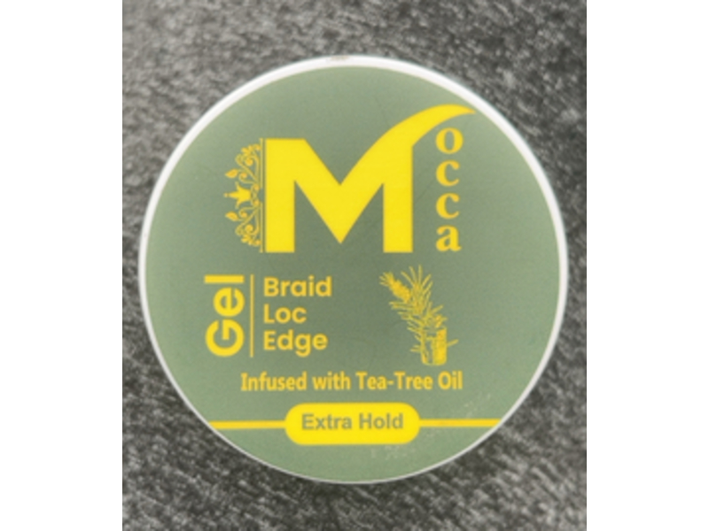 Mocca Braid Loc Extra Hold Edge Gel, Tea Tree Oil, 2 fl oz
