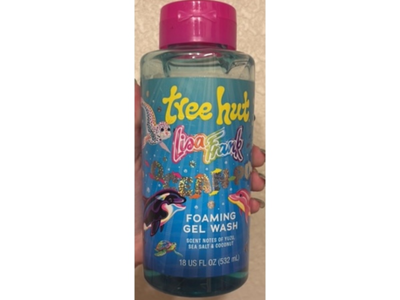 Tree Hut Lisa Frank x Ocean Pop Foaming Gel Wash, 18 fl oz/532 mL