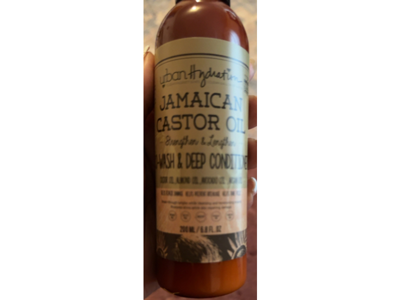 Urban Hydration Co-Wash & Conditioner, Jamaican Castor Oil, 6.8 fl oz/200 mL