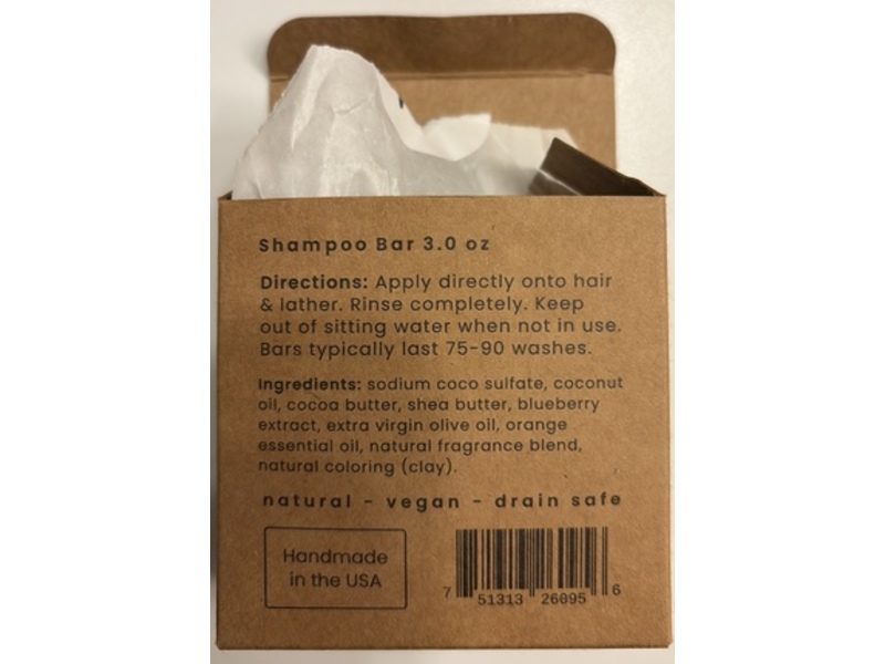 Humby Blueberry Feilds Shampoo Bar, 3 oz