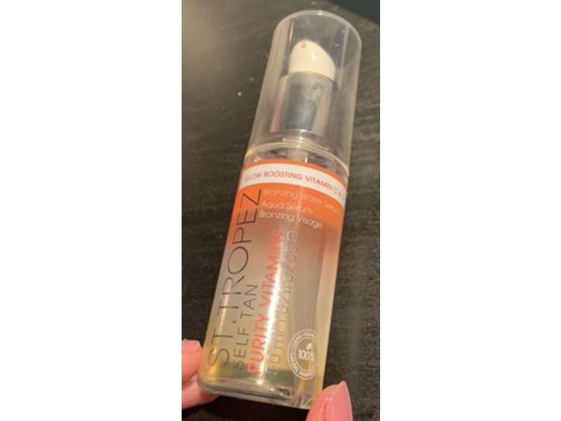 St.Tropez Glow Boosting Vitamin C & D Self Tan Purity Bronzing Water Serum, 1.69 fl oz/50 mL