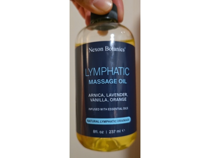 Nexon Botanics Lymphatic Massage Oil, 8 fl oz/237 mL