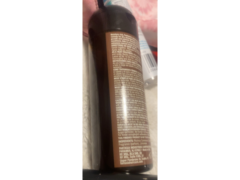 Fantasia Jamaican Black Castor Oil, 6 fl oz/178 mL