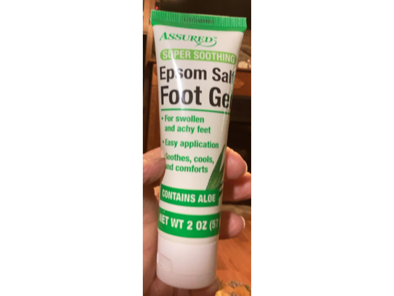 Assured Super Soothing Epsom Salt Foot Gel, 2 oz/57 g