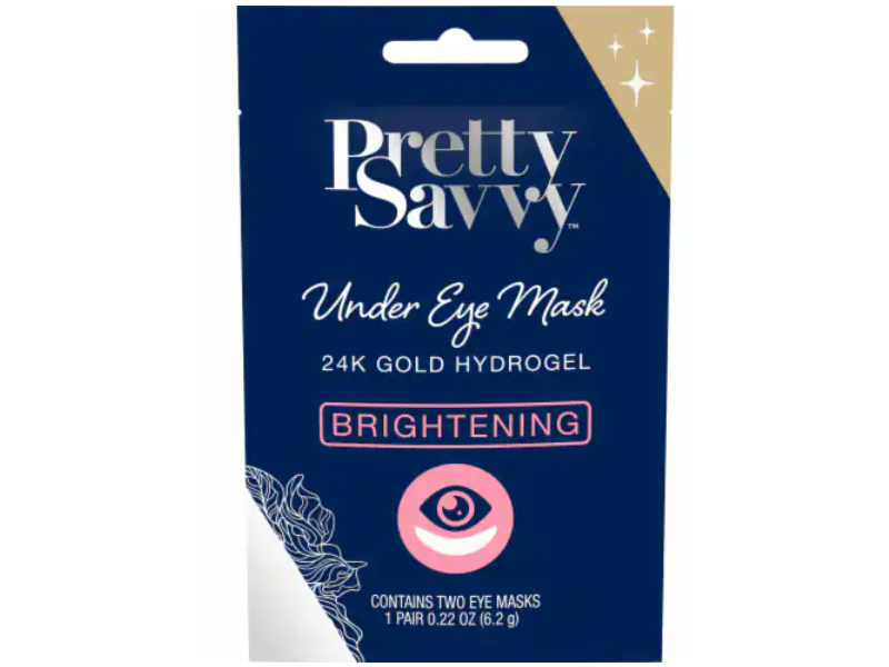 Pretty Savvy Under Eye Mask, Brightening, 0.22 oz/6.2 g, 1 Pair