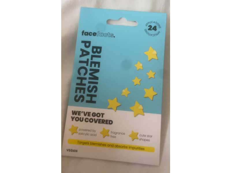 Face Facts Blemish Patches, Yellow Stars, 24 Count