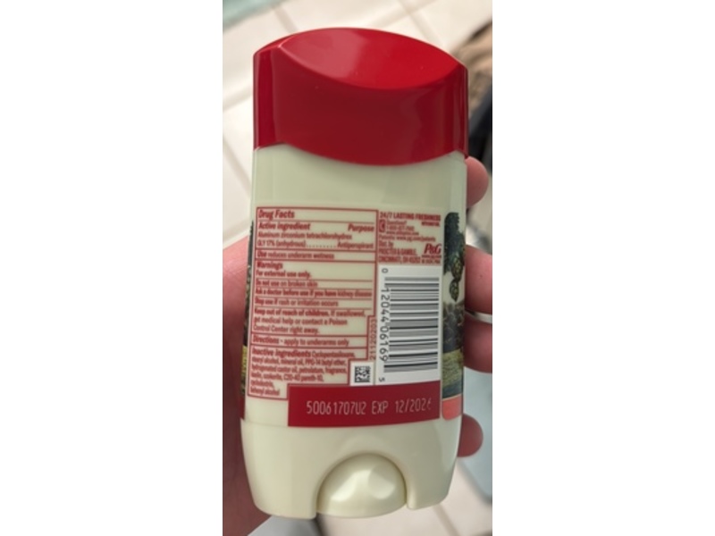 Old Spice Orchard Antiperspirant/Deodorant, Apple + Hopes Water, 2.6 oz/73 g
