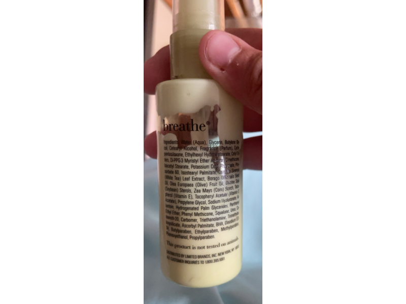 Breathe Energy Daily Vitamin Body Lotion, Ginger Verbena, 1.7 fl oz/50 mL