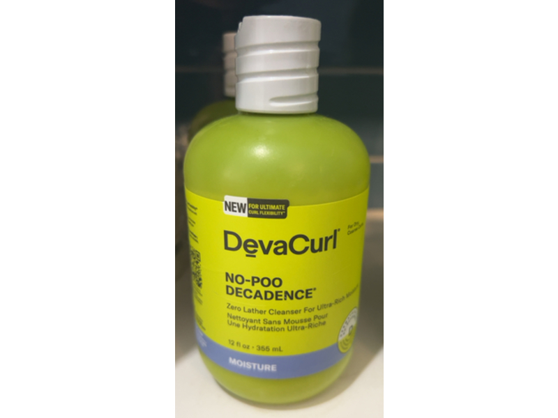 Devacurl Moisture No - Poo Decadence Zero Lather Cleanser, 12 fl oz/355 mL
