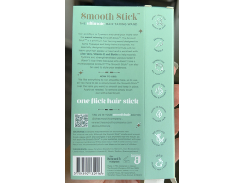 Smooth Stick Ultimate Hair Taming Wand, 0.33 oz/10 mL