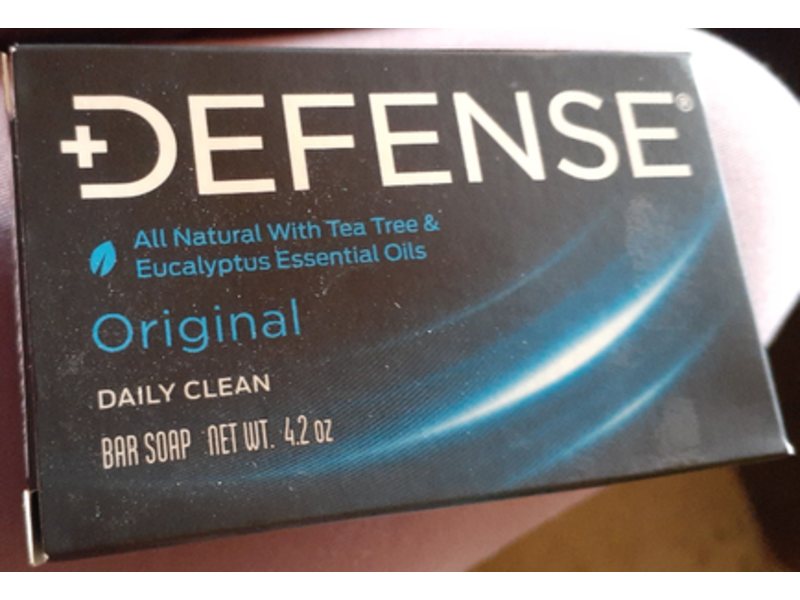 Defense Daily Clean Bar Soap, Original, 4.2 oz, Pack Of 2