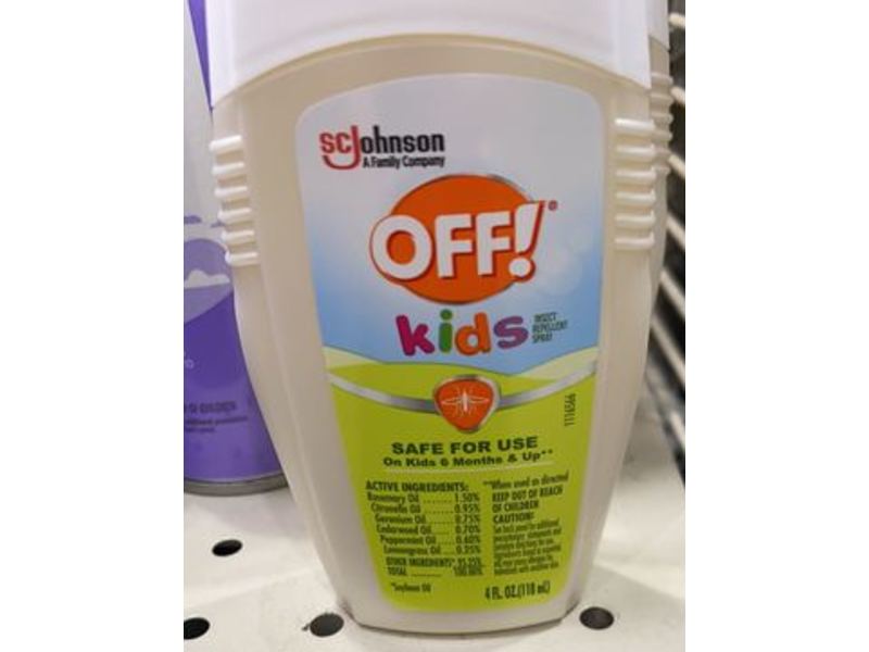 OFF! Kids Insect Repellent Spray, 4 fl oz/118 mL