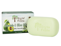 Roots & Fruits Bar Soap, Avocado & Olive Oil, 5 oz/141 g - Image 2