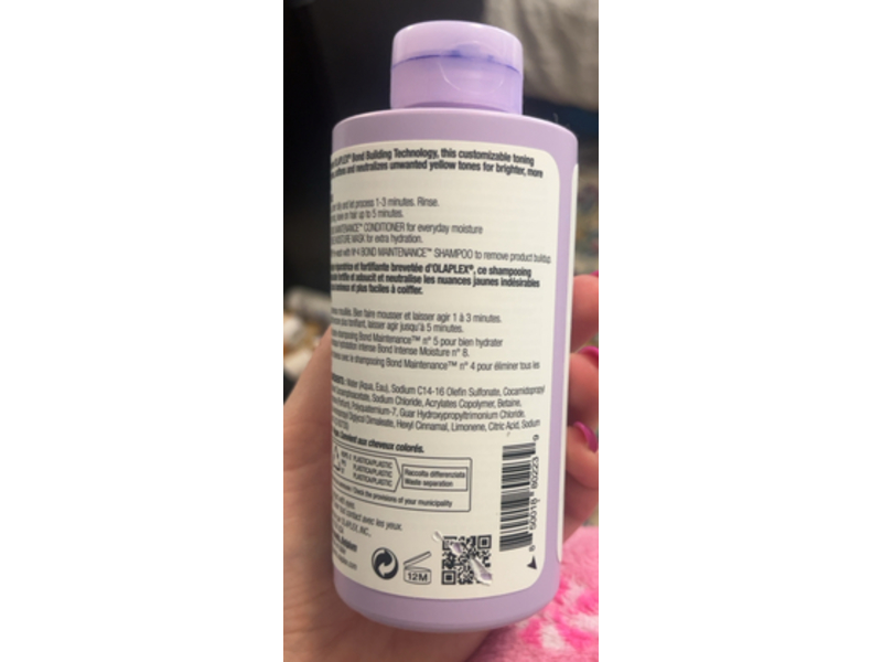 Olaplex No.4P Blonde Enhancer Toning Shampoo, 8.5 fl oz/250 mL