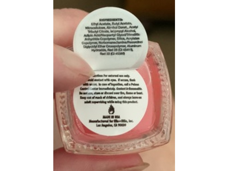 ella+mila Jelly Nail Polish, Pink Sand Beach, 0.45 fl oz/13.3 mL