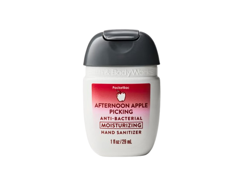 Bath & Body Works Anti-Bacterial Moisturizing Hand Sanitizer, Afternoon Apple Picking, 1 fl oz/29 mL