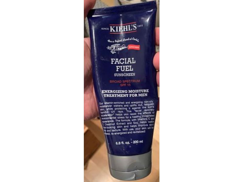 Kiehl's Since 1851 Facial Fuel Sunscreen, SPF 15, 6.8 fl oz/200 mL