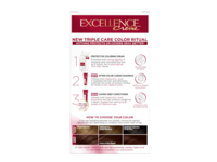 L'oreal Paris Excellence Creme Triple care Color Permanent Hair Color, 4AR Dark Chocolate Brown, 1 Application - thumbnail 2