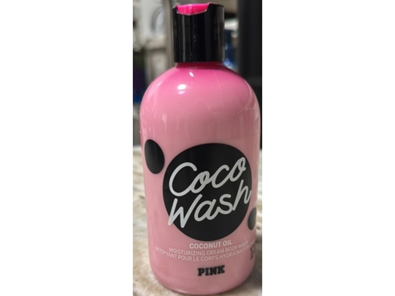 Pink Coco Wash Moisturizing Cream Body Wash, Coconut Oil, 12 fl oz/355 mL