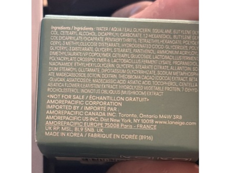 Laneige Cica Sleeping Mask, 0.27 fl oz/8 mL