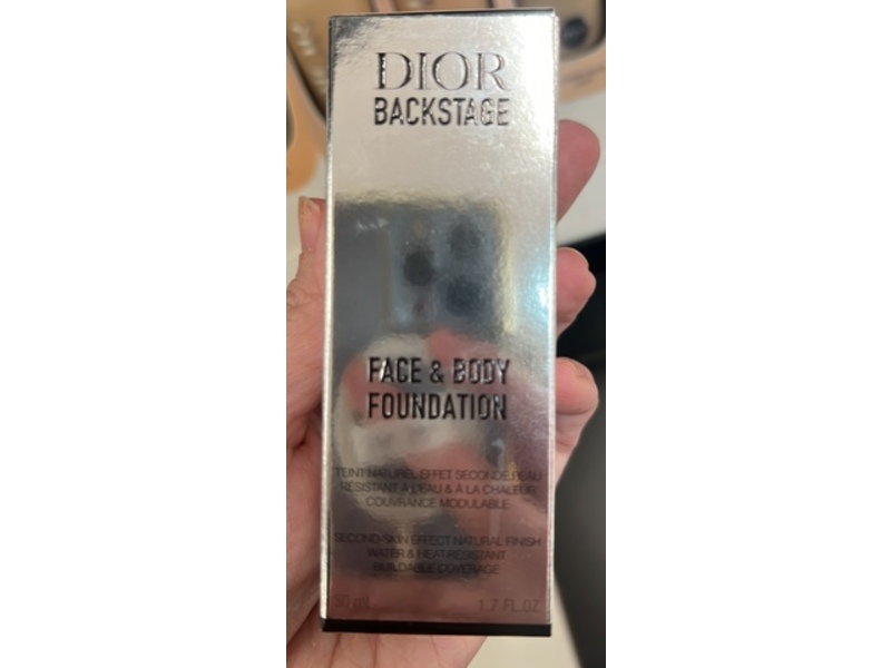 Dior Backstage Face & Body Foundation, 1C Cool, 1.7 fl oz/50 mL