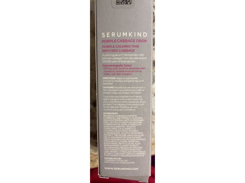 Serumkind Facial Serum, Purple Cabbage Drop