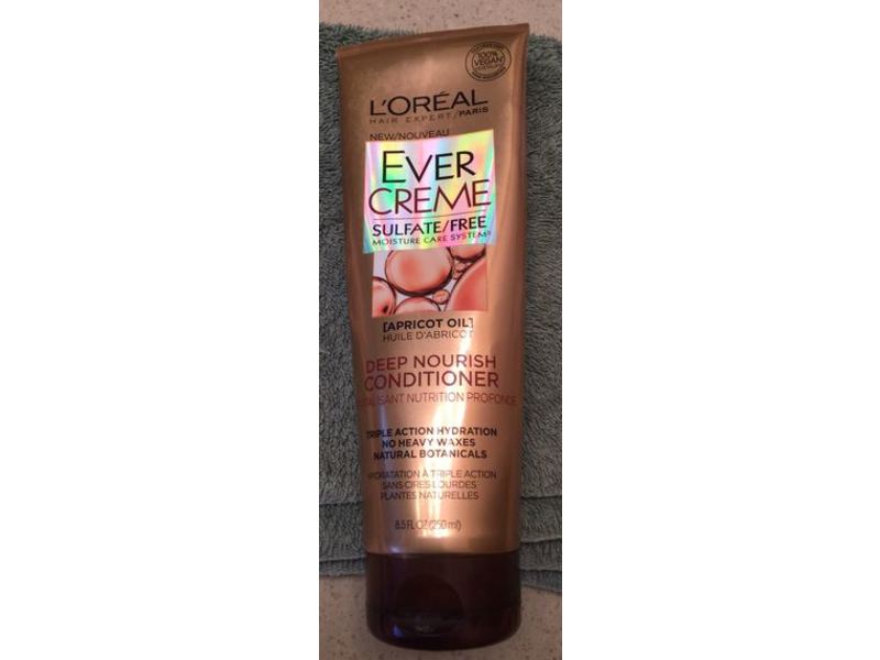 L'Oreal Paris Ever Creme Deep Nourish Conditioner, 8.5 fl oz/250 mL