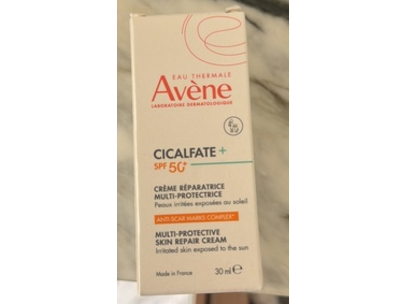 Eau Thermale Avene Cicalfate Multi-Protective Skin Repair Cream, SPF 50+, 30 mL