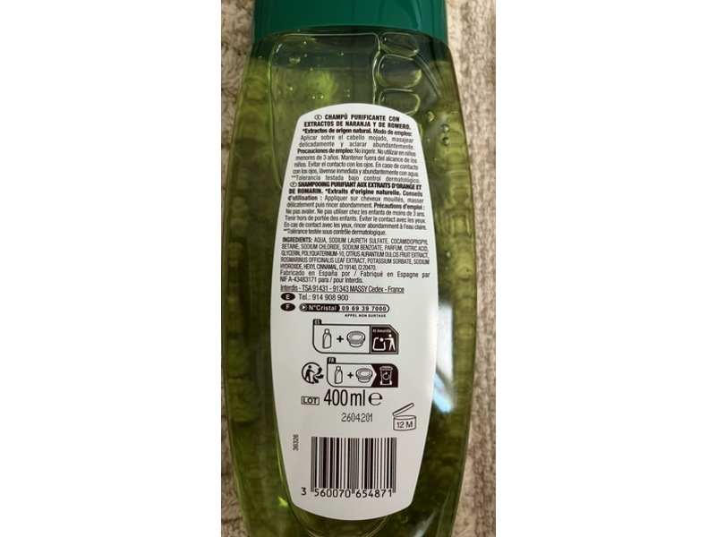 Soft Purity Shampoo, Citrus & Romero, 400 mL