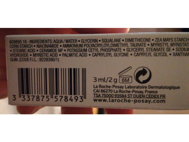 La Roche-Posay Toleriane Sensitive Creme, 3 mL