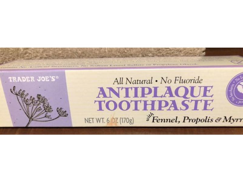Trader Joe's Antiplaque Toothpaste, 6 oz/170 g