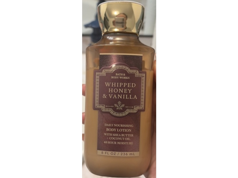 Bath & Body Works Daily Nourishing Body Lotion, Whipped Honey & Vanilla, 8 fl oz/236 mL, Pack Of 3