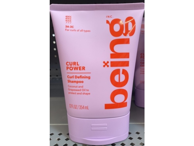 Being Curl Defining Shampoo, 3A-3C Curl Power, 12 fl oz/354 mL