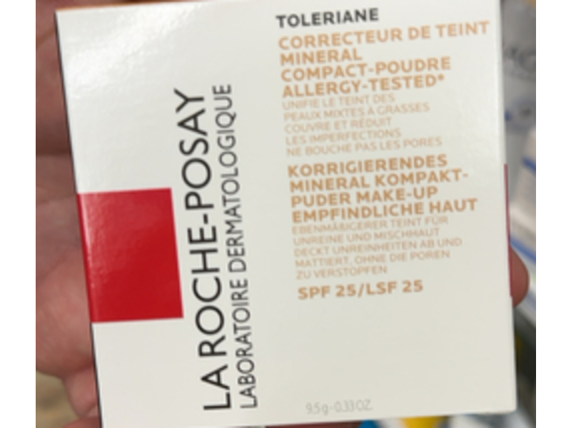 La Roche Posay Toleriane Teint Mineral Compact Powder, SPF 25, 15 Gold, 0.33 oz/9.5 g
